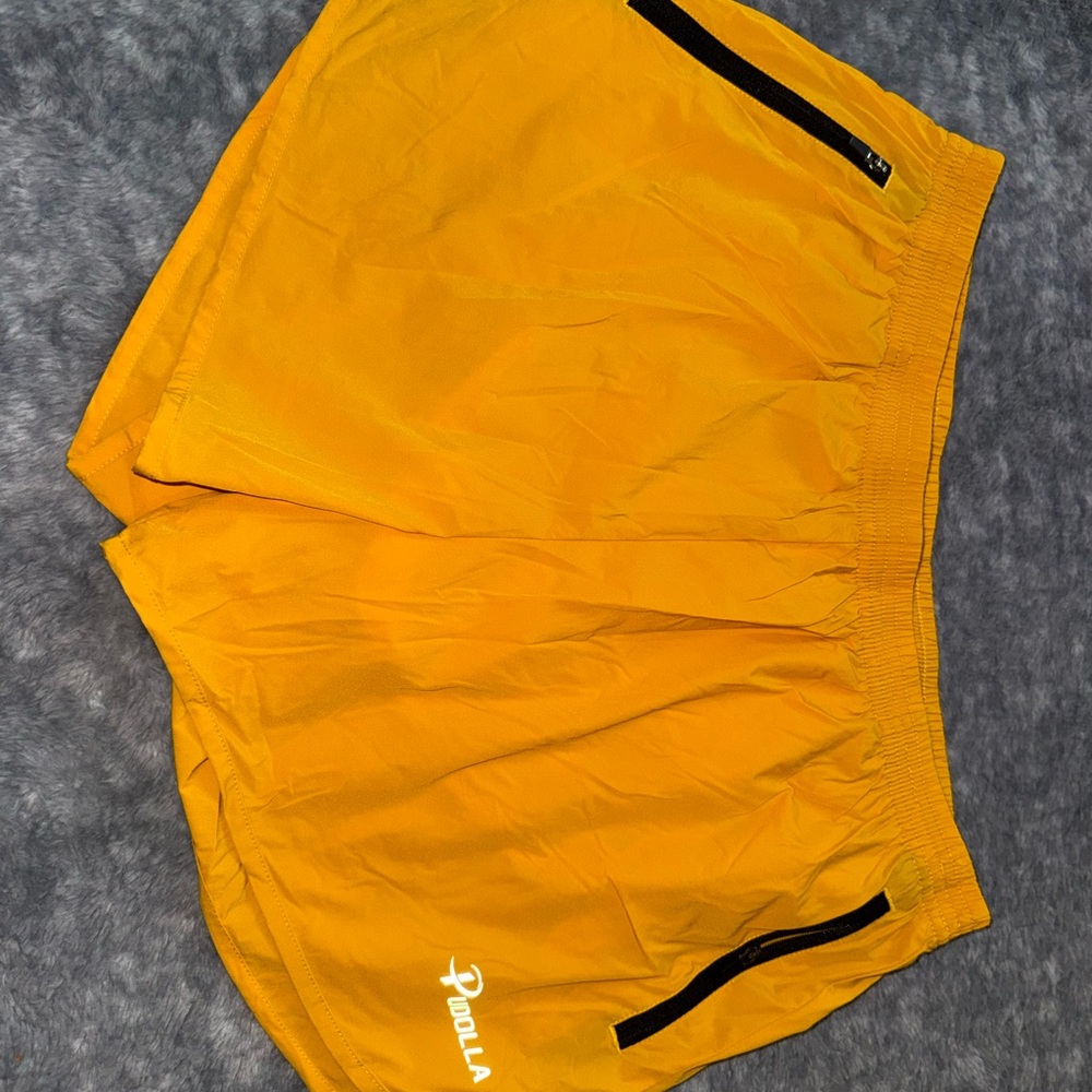 Paula Women's Athletic Shorts in Vibrant Orange